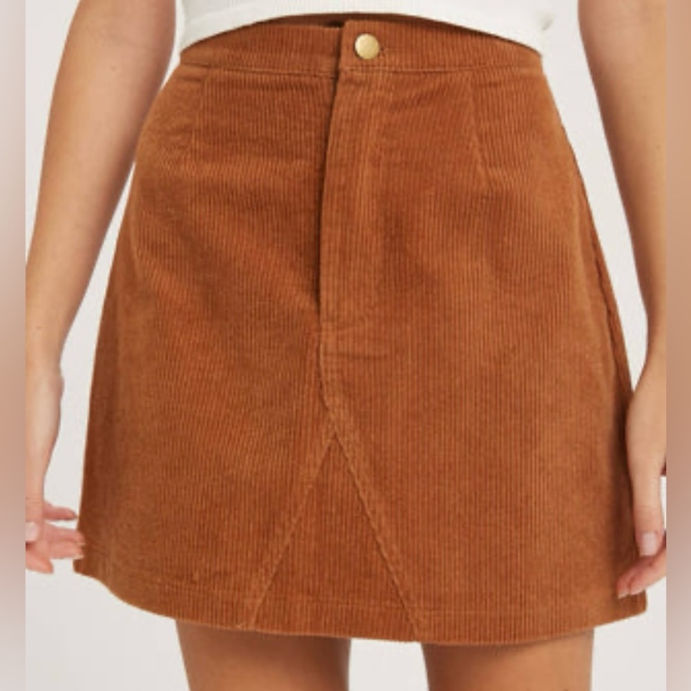 Bluivy Corduroy detailed Mini Skirt.